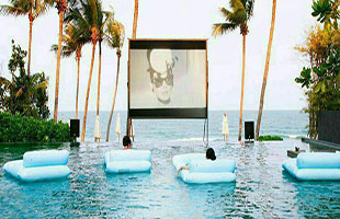 اولین سینمای شناور روی آب در تایلند